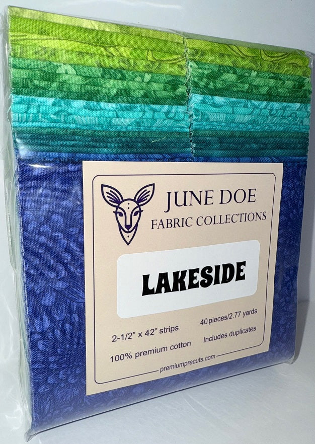June Doe Fabric Collections - Lakeside - 40-Strip Pack