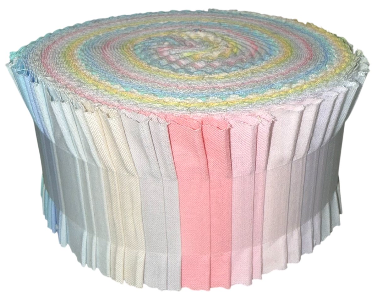 Clothworks American Made Brand - Pastel Solids - 40 Strip Jelly Roll