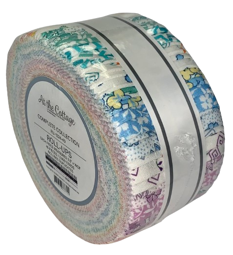 Robert Kaufman At The Cottage (Flowerhouse) Roll-up - 40 Strip Roll