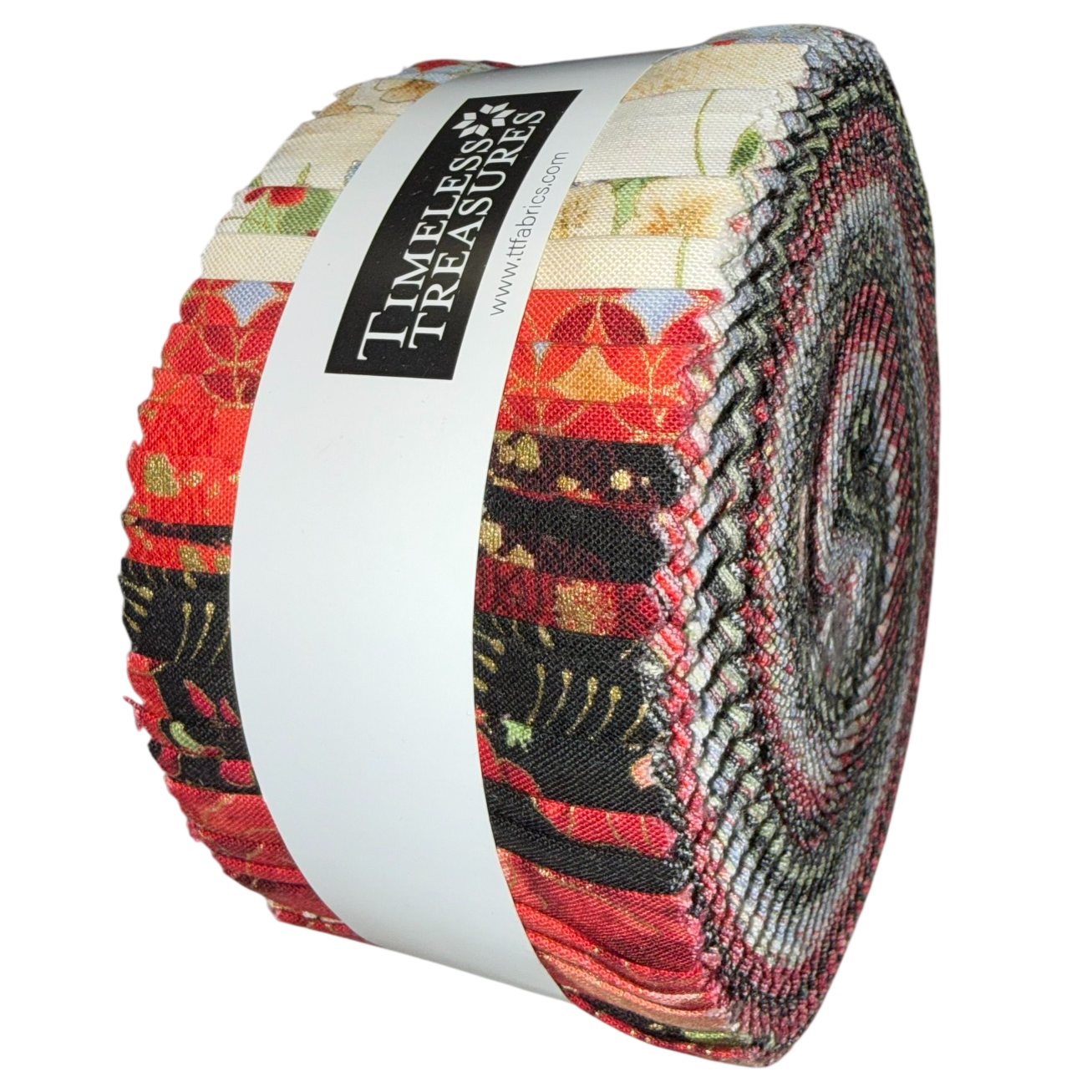 Timeless Treasures - Imperial Bloom by Chong-a Hwang - 40 2.5" Strips/Jelly Roll