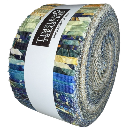 Timeless Treasures - Lumiere - 40 2.5" Strips/Jelly Roll