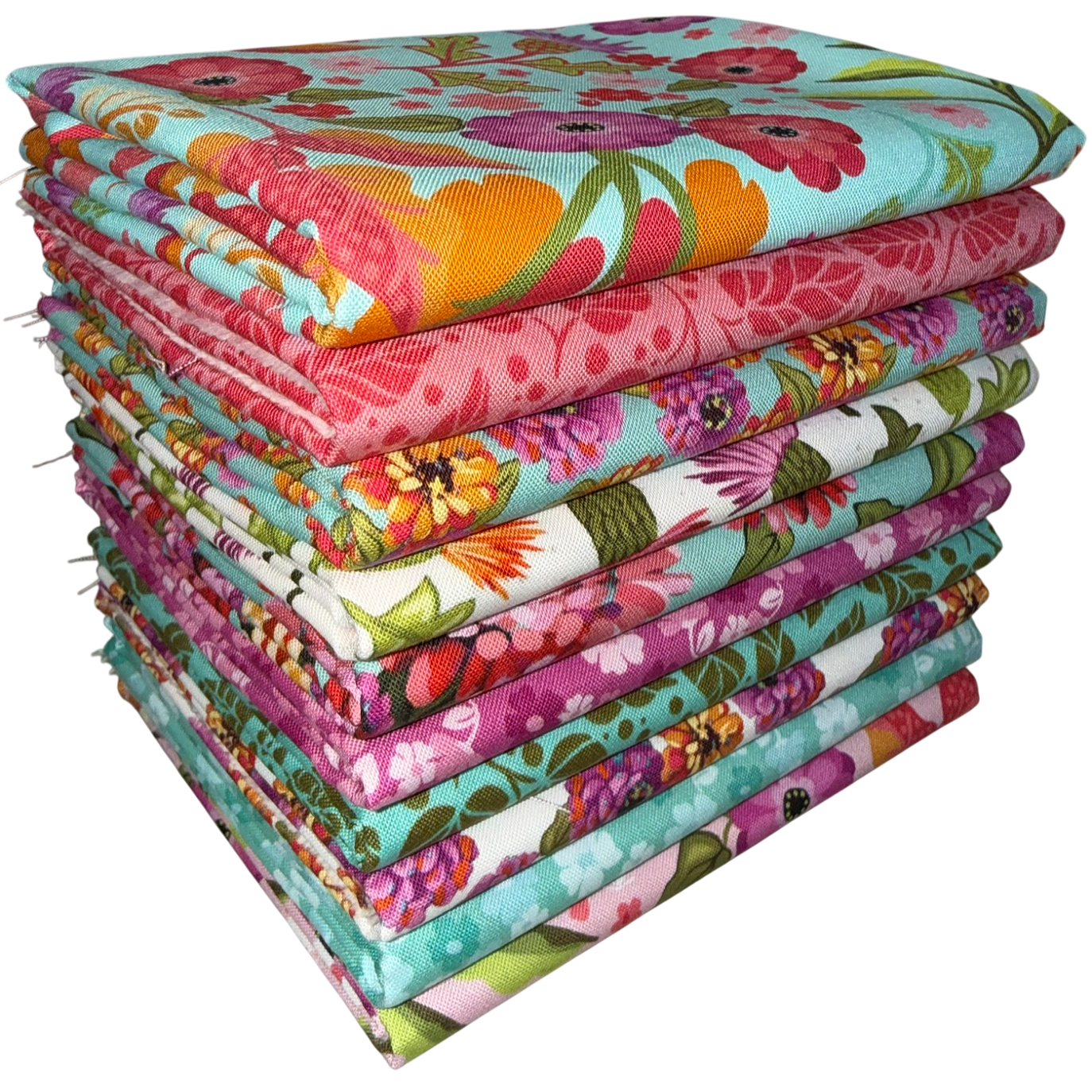 Riley Blake "Zinnias" Half-yard Bundle - 10 Fabrics, 5 Total Yards