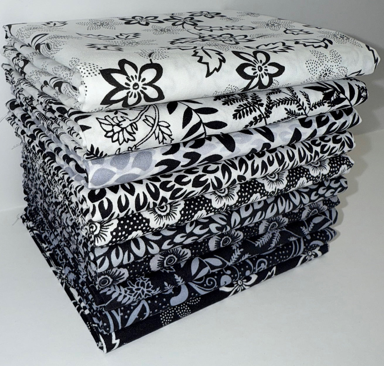 Benartex "Midnight Rhapsody" Half-Yard Bundle - 10 Fabrics, 5 Total Yards