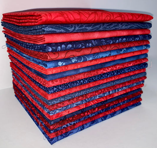 Freedom Fat Quarter Bundle - 20 Total Fat Quarters