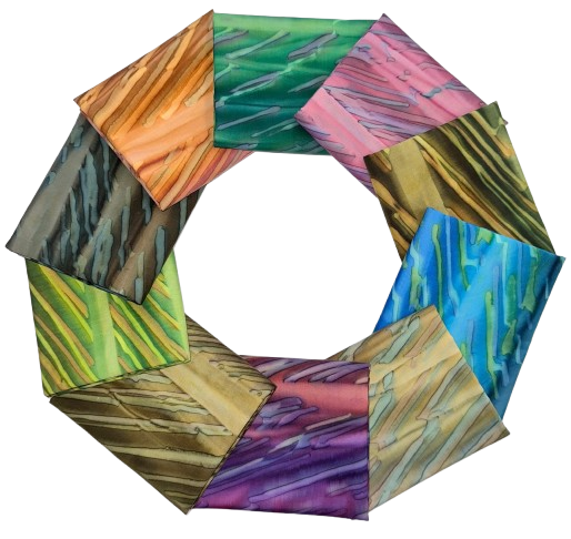 Robert Kaufman Artisan Batik "Raku Stripe" Half-yard Bundle - 10 Fabrics, 5 Total Yards