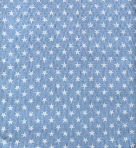 (3 yd) Robert Kaufman Sevenberry Petite Classiques SB-88620D1-7 Tiny Stars Blue