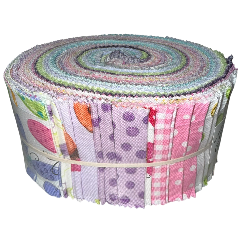 Clothworks - Pretty In Pink II - 40 Strip Jelly Roll