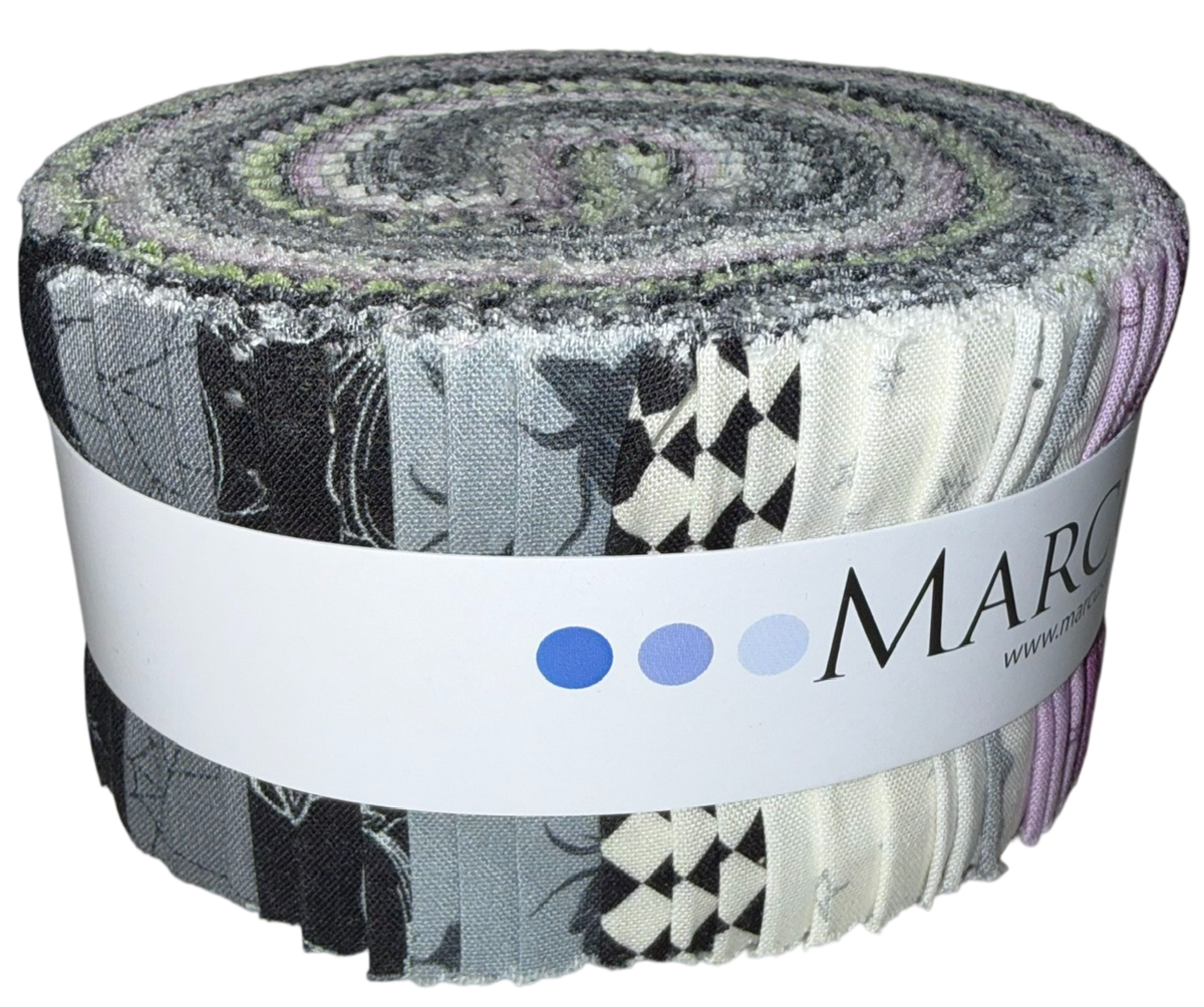Marcus Fabrics - Simply Wicked By Deb Grogan - 40 2.5" Strips