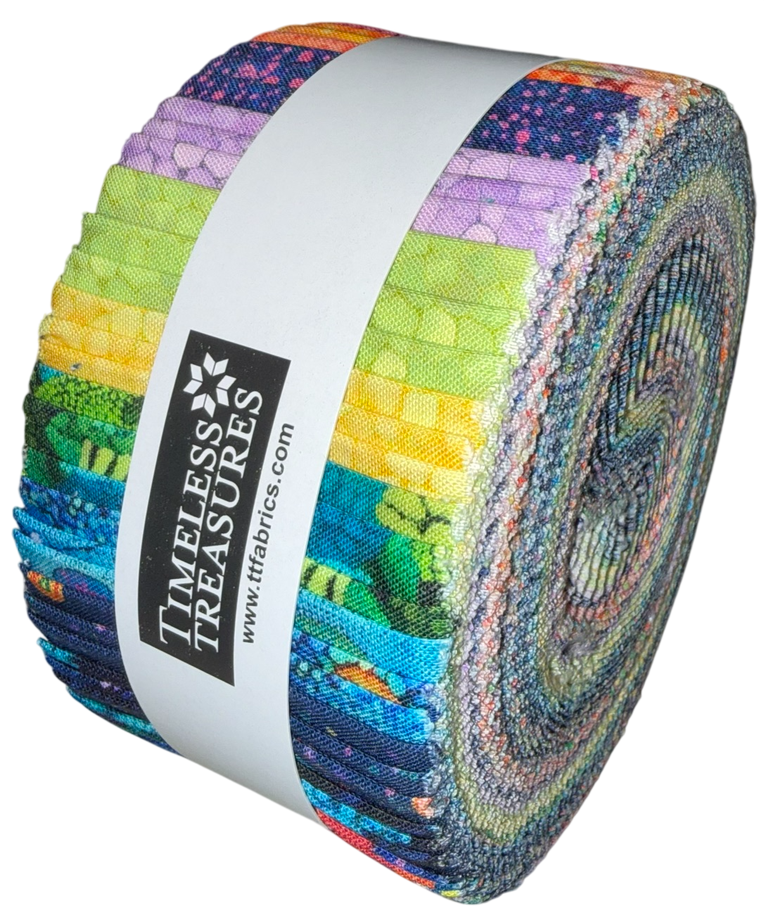 Timeless Treasures - Jubilant by Chong-a Hwang - 40 2.5" Strips/Jelly Roll
