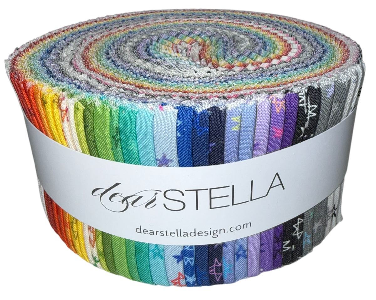 Timeless Treasures/Dear Stella - Quiltstellation by Pammie Jane - 40 2.5" Strips/Jelly Roll