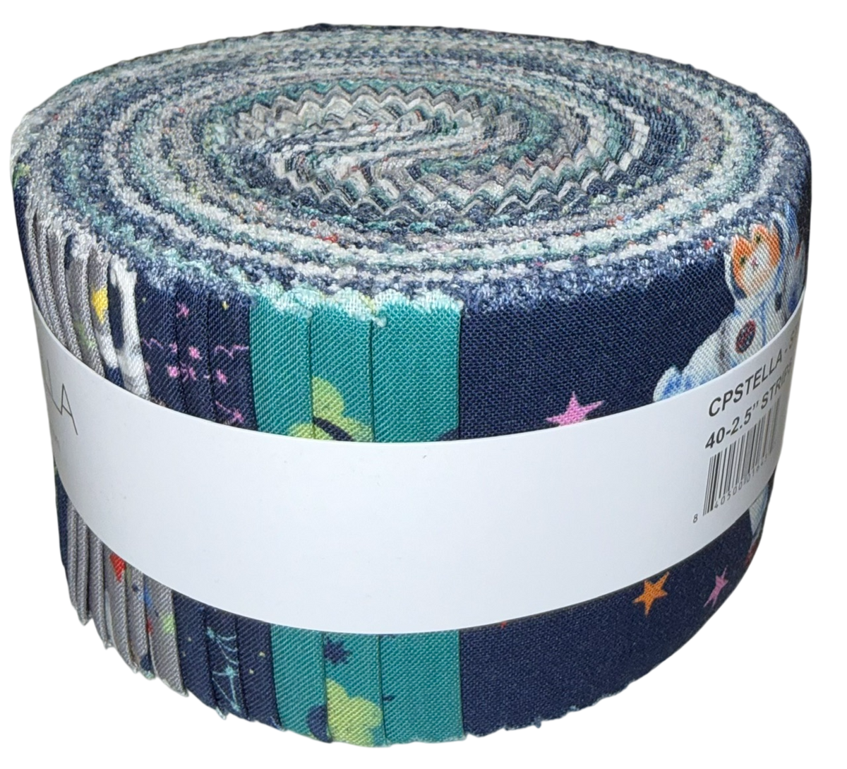 Timeless Treasures/Dear Stella - Meowter Space by Pammie Jane - 40 2.5" Strips/Jelly Roll