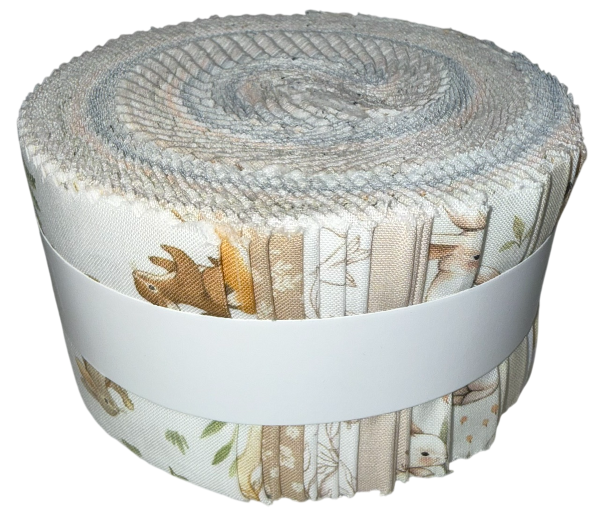 Timeless Treasures/Dear Stella - ABCs of Love by Nina Stajner - 40 2.5" Strips/Jelly Roll