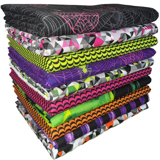 Half-yard Bundle - Andover/Makower UK "Phantasm" - 10 Fabrics, 5 Total Yards