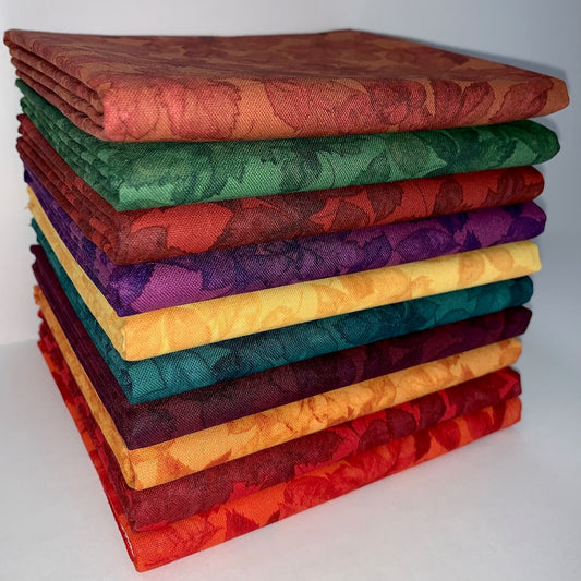Leaves Half-yard Bundle - 10 Fabrics, 5 Total Yards