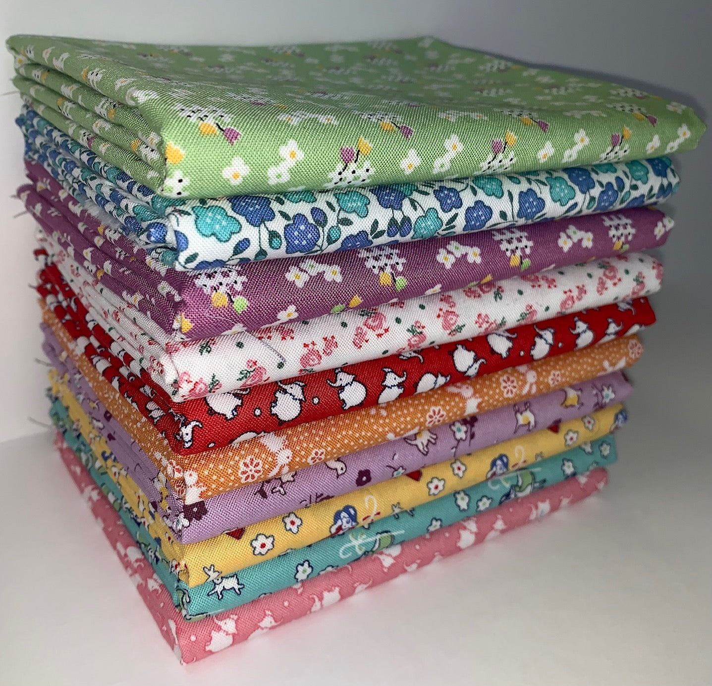 Riley Blake "Storytime 30s" Half-yard Bundle - 10 Fabrics, 5 Total Yards