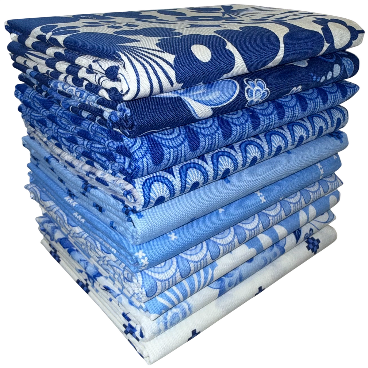 Half-yard Bundle - Andover/Makower UK "Amsterdam" - 10 Fabrics, 5 Total Yards