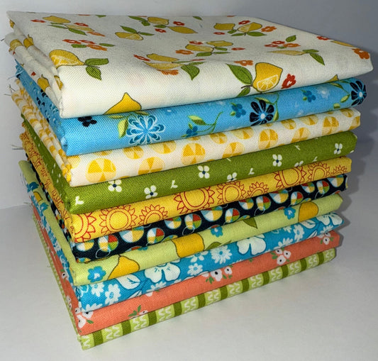 Riley Blake "Here Comes The Sun" Half-yard Bundle - 10 Fabrics, 5 Total Yards