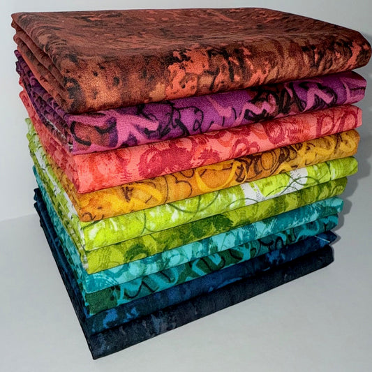 Robert Kaufman "Storyboard" (Wishwell) Half-Yard Bundle - 10 Fabrics, 5 Total Yards