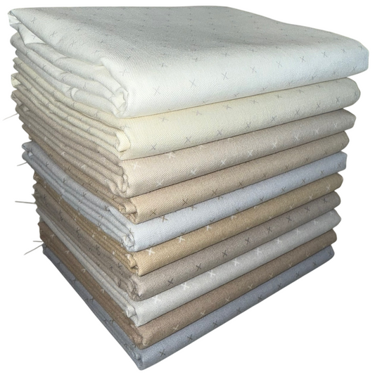 Andover "All My X's" Half-yard Bundle - 10 Fabrics, 5 Total Yards
