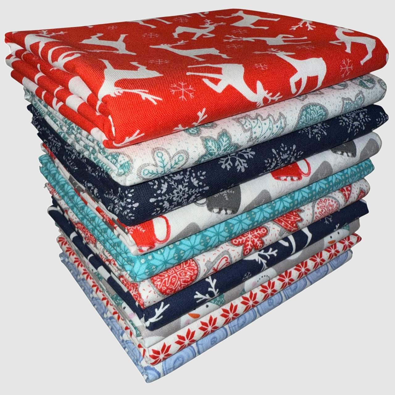 Benartex "Nordic Cabin" Half-Yard Bundle - 10 Fabrics, 5 Total Yards