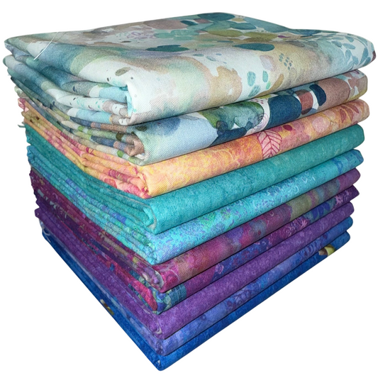 Clothworks "Zen" Half-yard Bundle - 10 Fabrics, 5 Total Yards