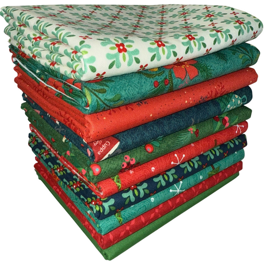 Riley Blake "In From The Cold" Half-yard Bundle - 10 Fabrics, 5 Total Yards