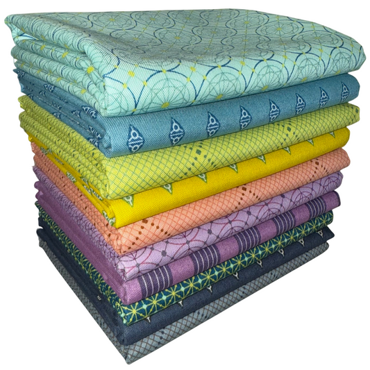 Andover "Fabrics From The Attic" Half-yard Bundle - 10 Fabrics, 5 Total Yards