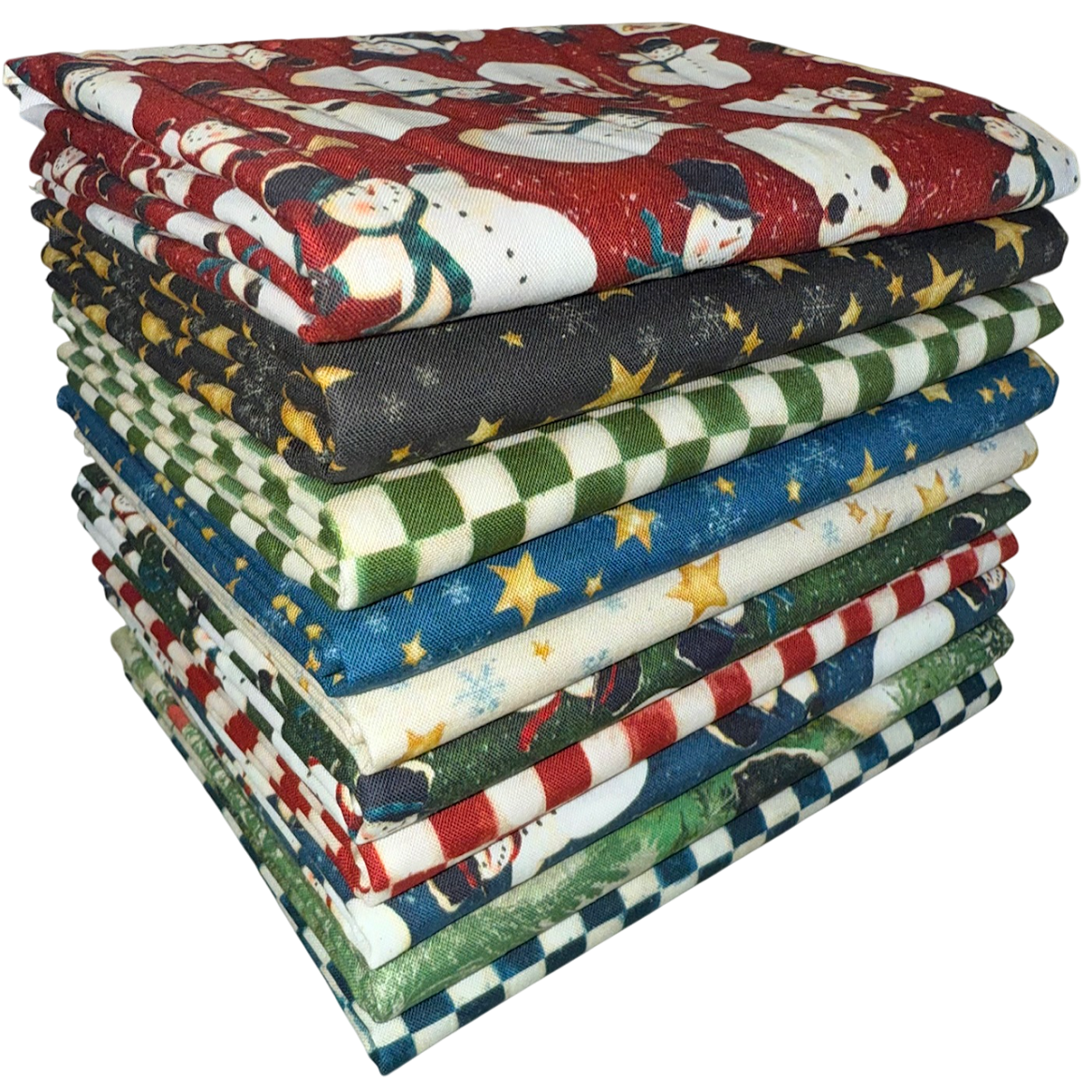 Clothworks "Snovalley" Half-yard Bundle - 10 Fabrics, 5 Total Yards
