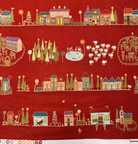 (3.5 yd) Henry Glass Hometown Holiday 8140-88