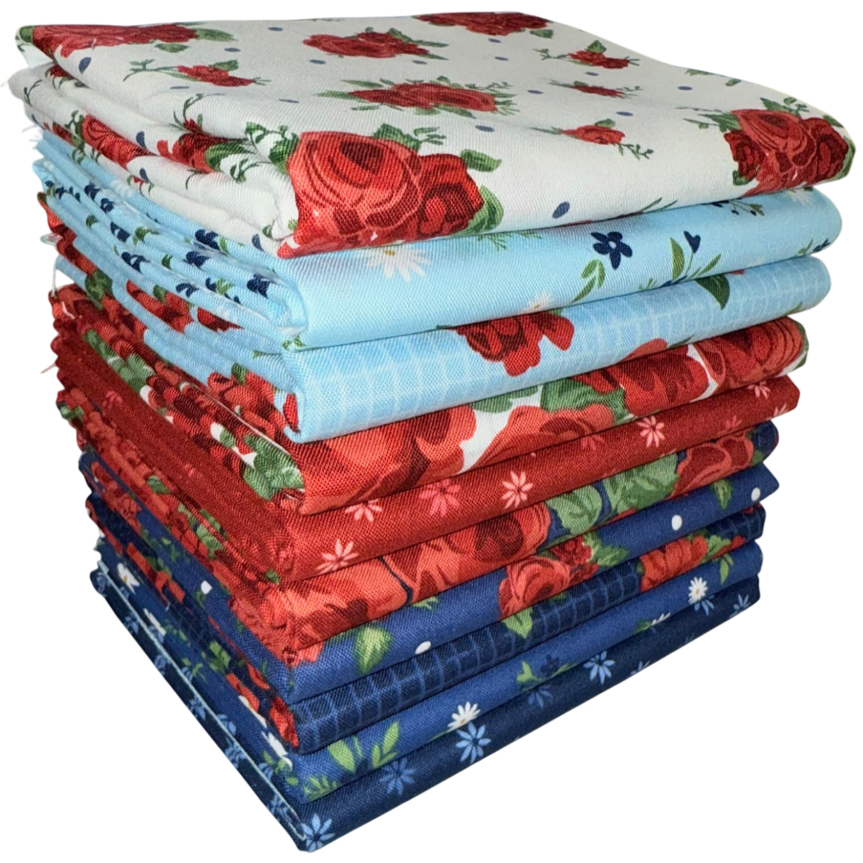 Wilmington Prints "Summertime Daydream" Half-Yard Bundle - 10 Fabrics, 5 Total Yards