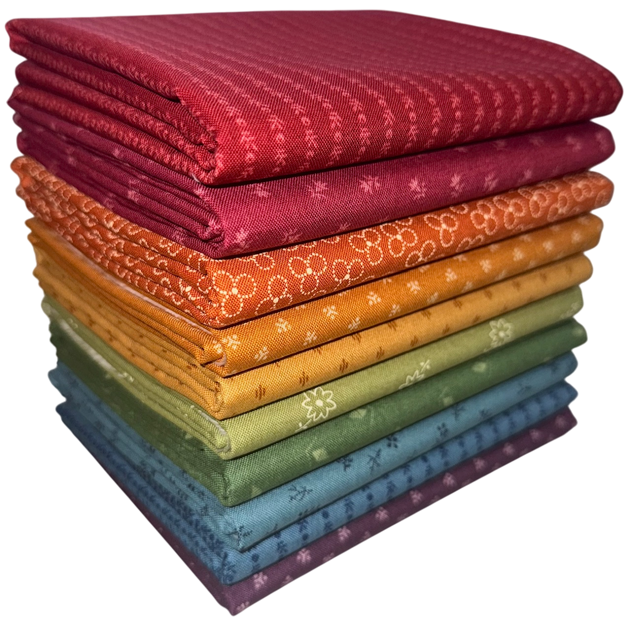 Andover "Itsy Bits" Half-yard Bundle - 10 Fabrics, 5 Total Yards