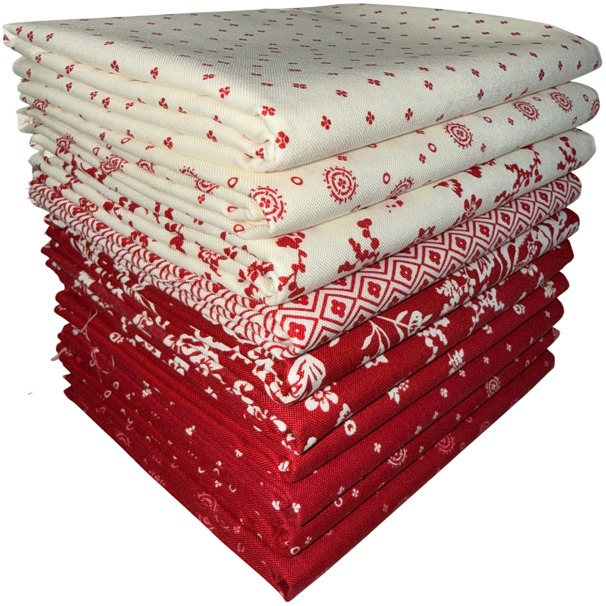 Riley Blake "Red Delicious" Half-yard Bundle - 10 Fabrics, 5 Total Yards