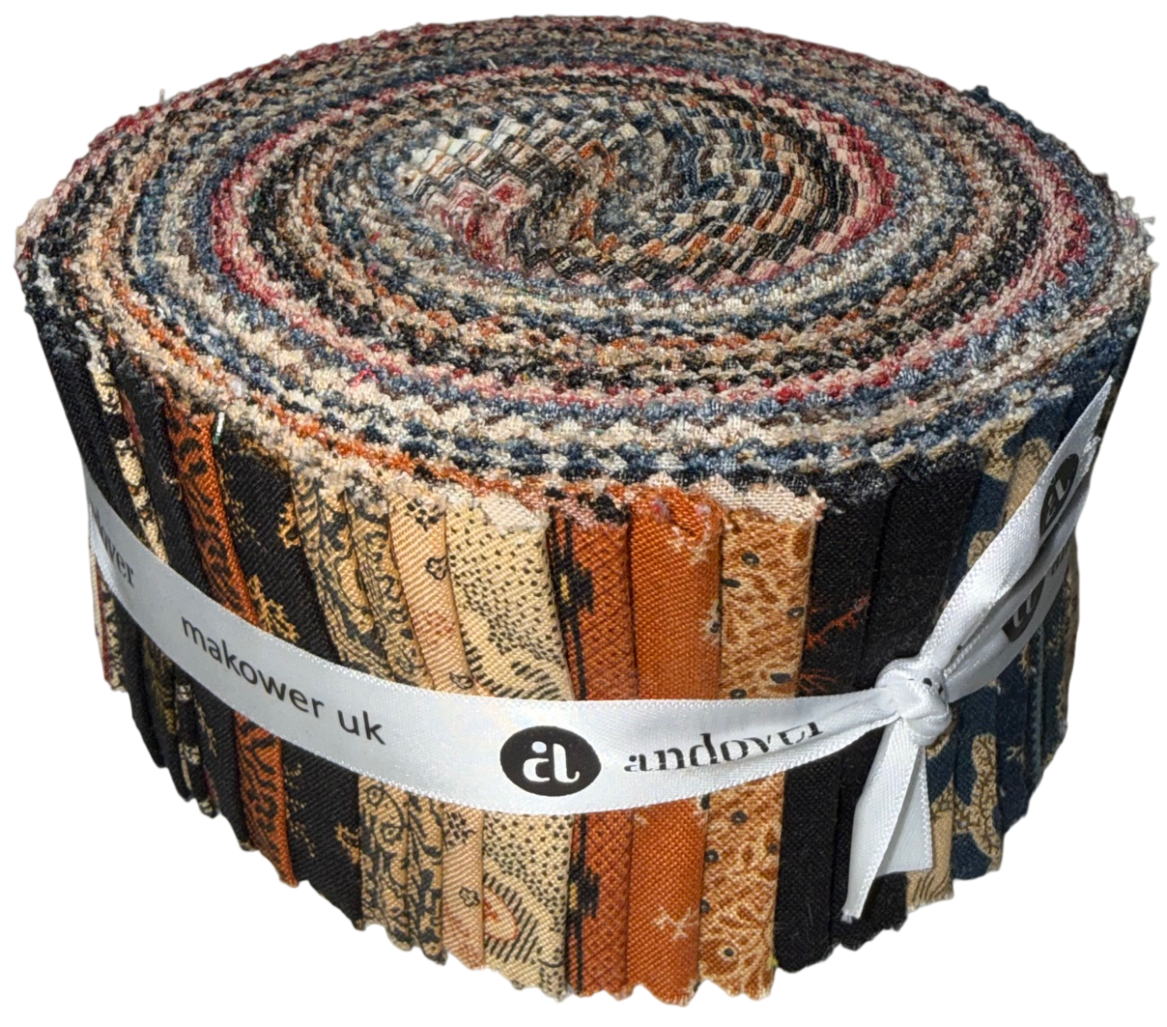 Andover/Makower UK - Carolina by Jo Morton Double Scoops - 40 2.5" Strips