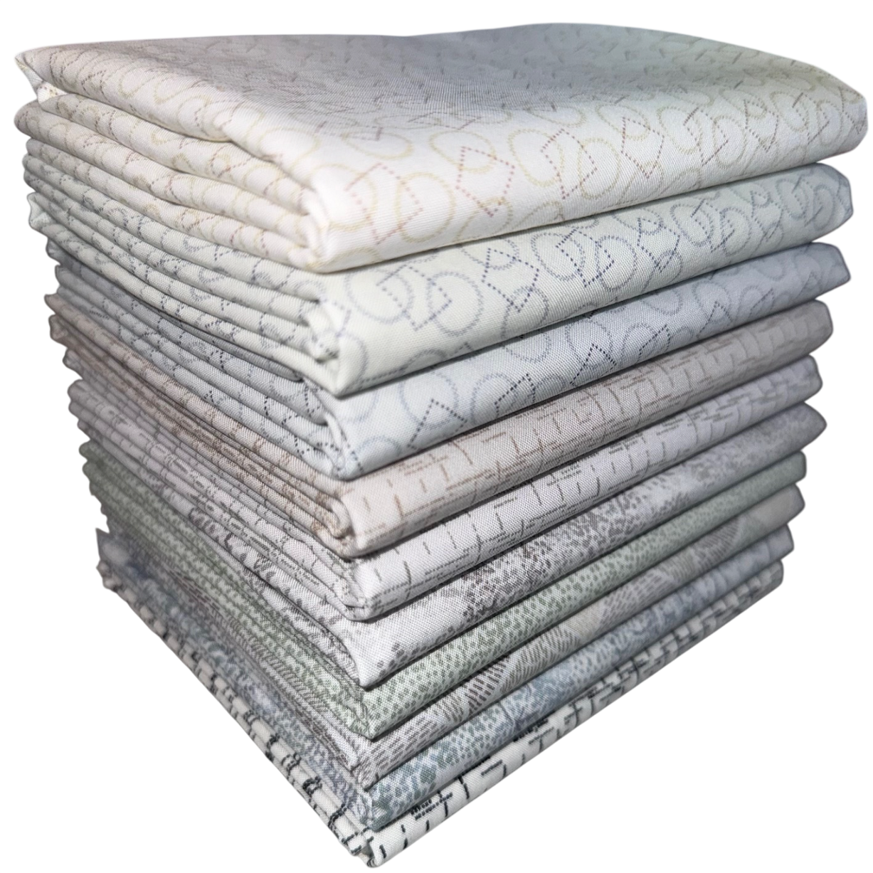 Clothworks "Perspective" Half-yard Bundle - 10 Fabrics, 5 Total Yards