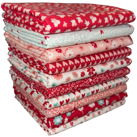 Riley Blake "You & Me" Half-yard Bundle - 10 Fabrics, 5 Total Yards