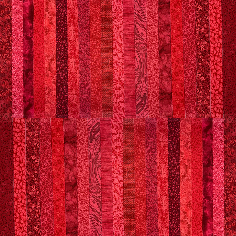 June Doe Fabric Collections - Ruby - 40-Strip Pack
