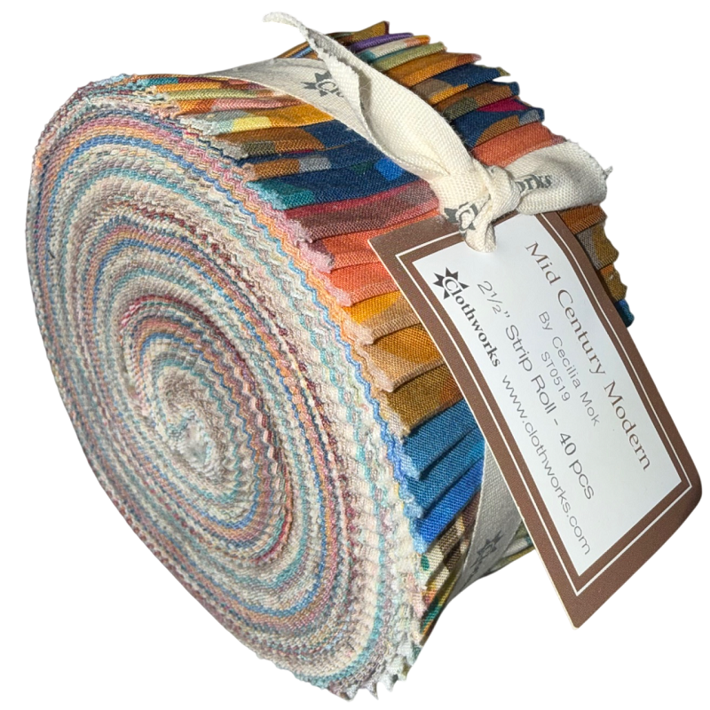 Clothworks - Mid-Century Modern - 40 Strip Roll
