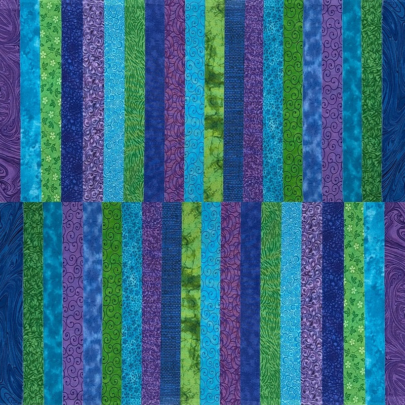 June Doe Fabric Collections - Deep Ocean - 40-Strip Pack