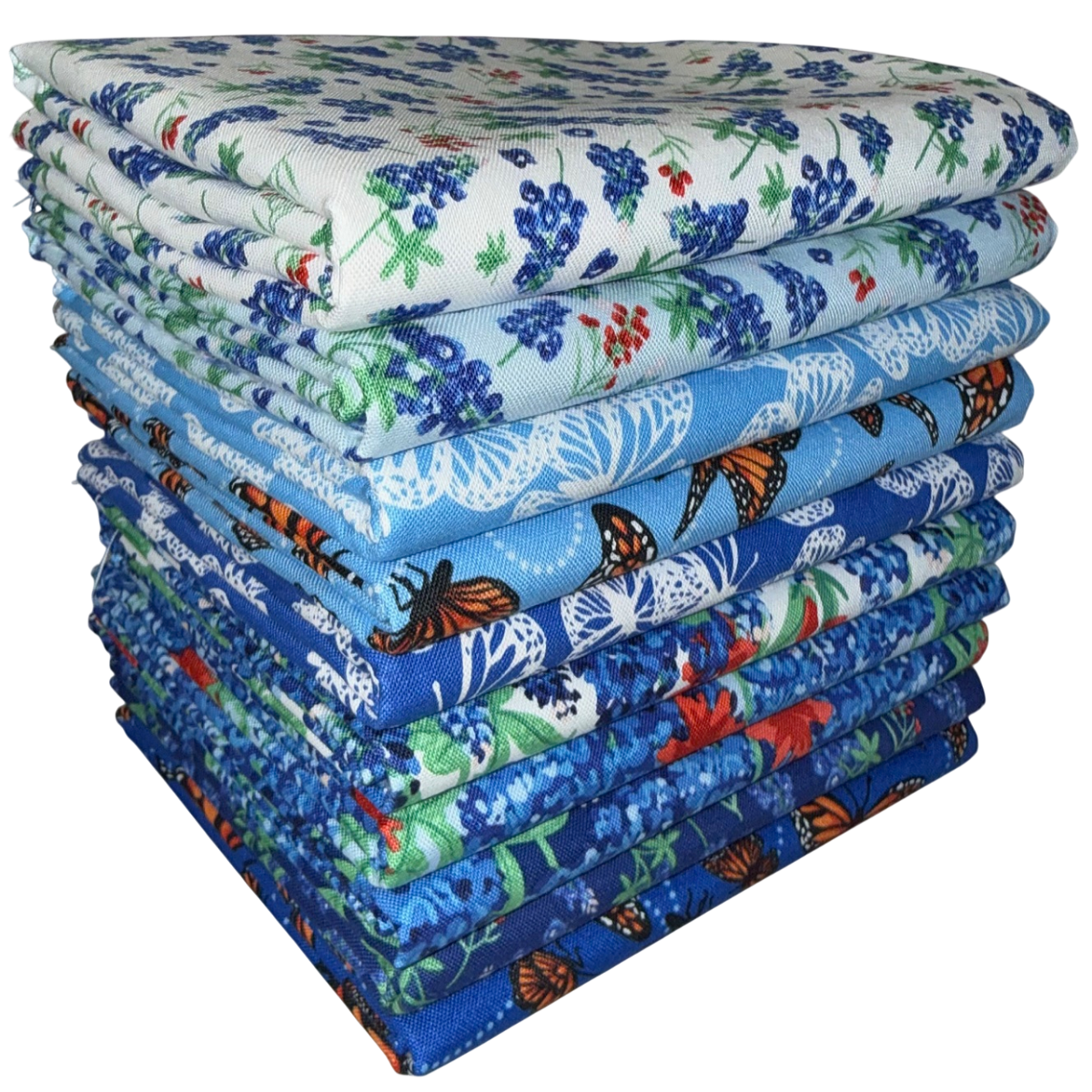 Riley Blake "Friendship Florals" Half-yard Bundle - 10 Fabrics, 5 Total Yards