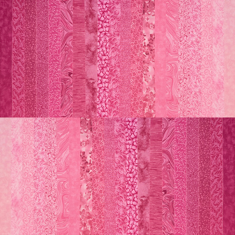 June Doe Fabric Collections - Rose Petals - 40-Strip Pack