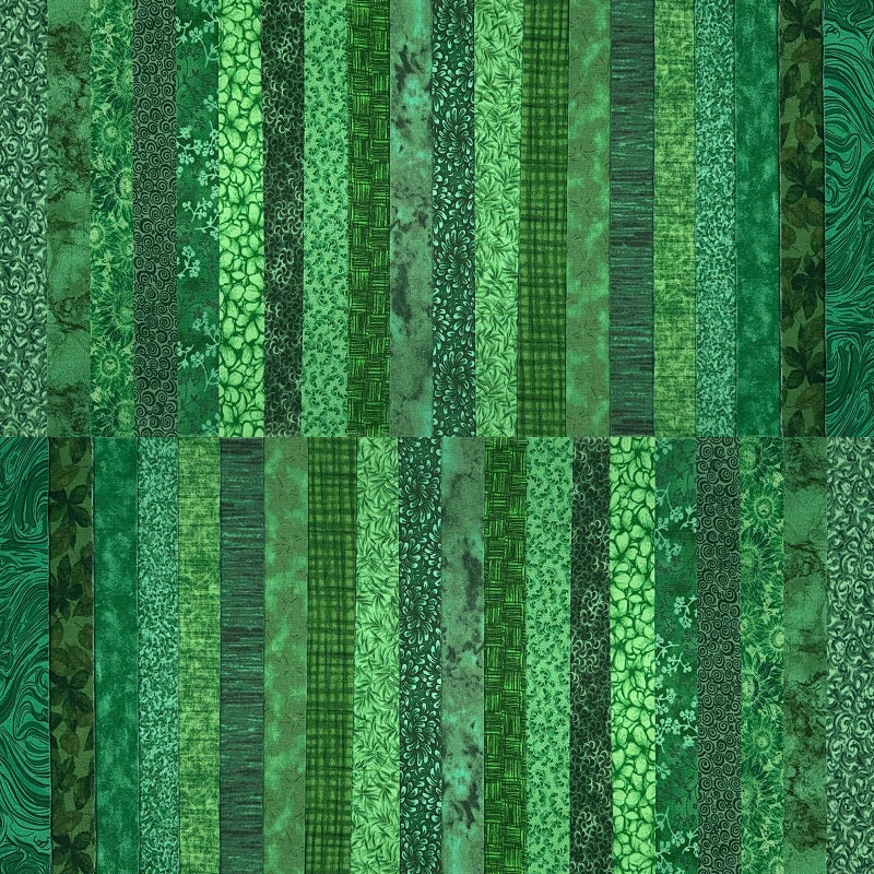 June Doe Fabric Collections - Jade - 40-Strip Pack
