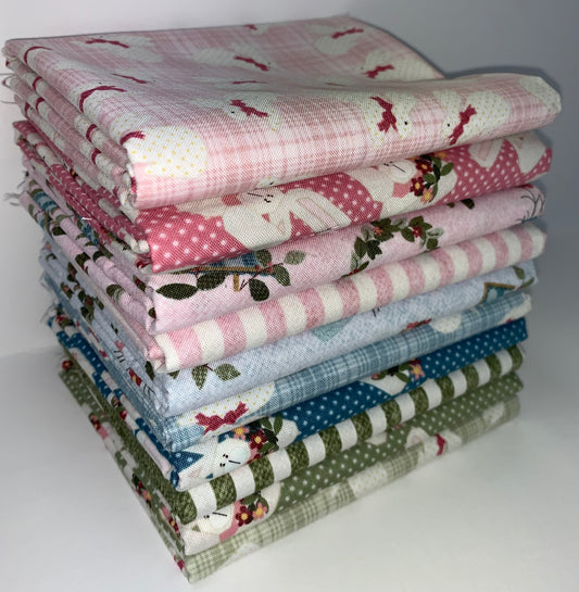 Benartex "A Wooly Garden"  Half-yard Bundle - 10 Fabrics, 5 Total Yards