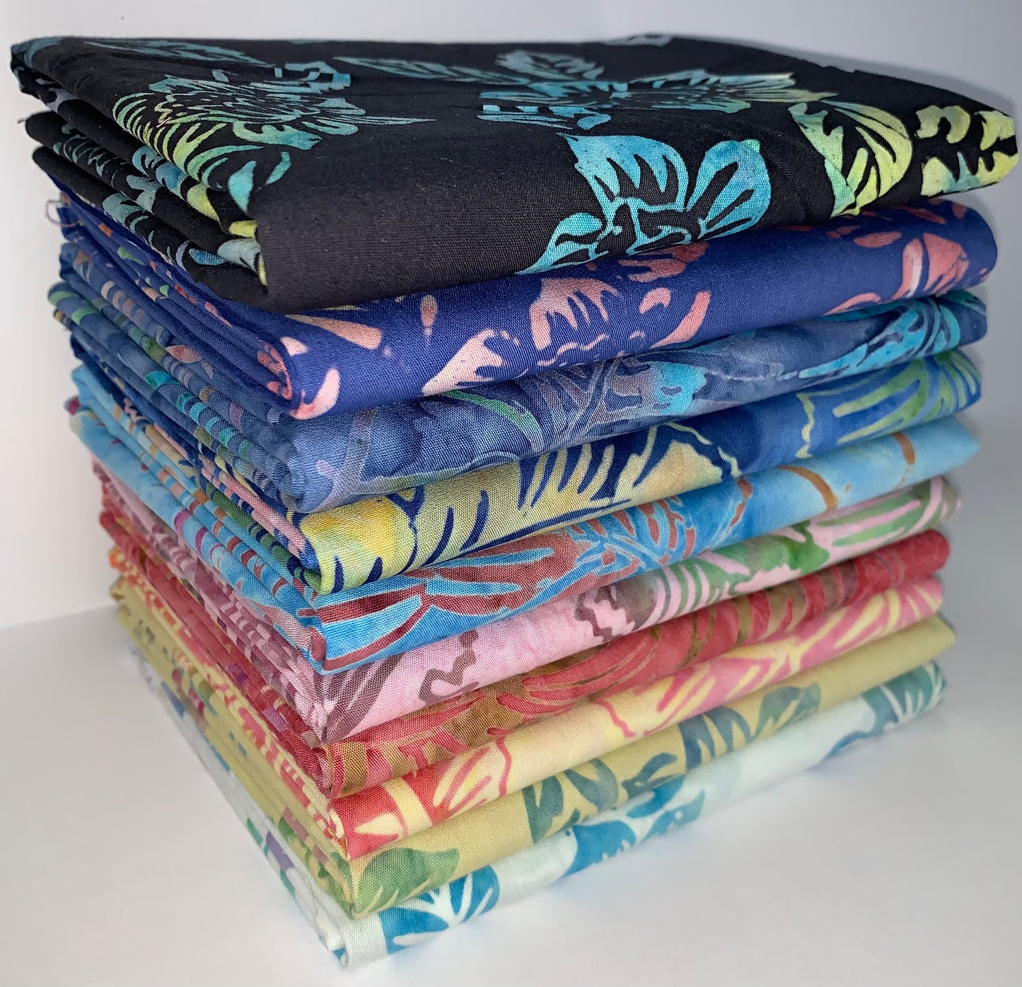Benartex Bali Batik "Hawaii 2" Half-yard Bundle - 10 Fabrics, 5 Total Yards