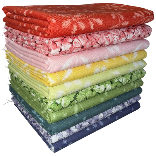 Riley Blake "Sewing Seeds III" Half-yard Bundle - 10 Fabrics, 5 Total Yards