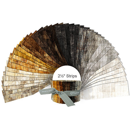 Quilting Treasures QT Fabrics - Into The Woods Rustic by Dan Morris - 40 Strip Jelly Roll