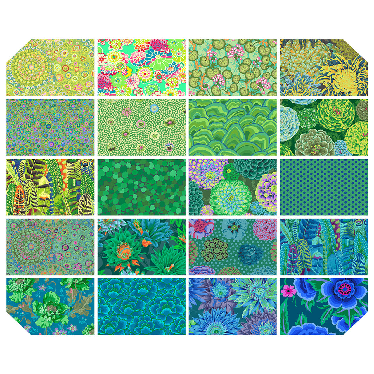 Free Spirit - Classics Plus: Tidal by Kaffe Fassett Collective - 40 Strip Design Roll