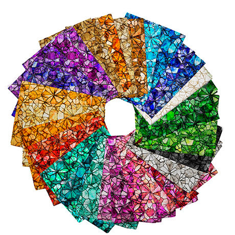 Quilting Treasures QT Fabrics - Lumenique by Dan Morris - 40 Strip Jelly Roll