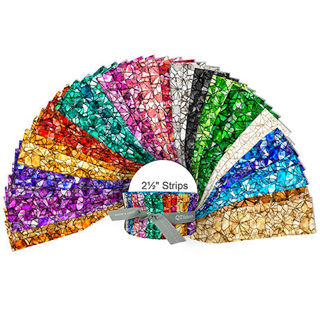 Quilting Treasures QT Fabrics - Lumenique by Dan Morris - 40 Strip Jelly Roll