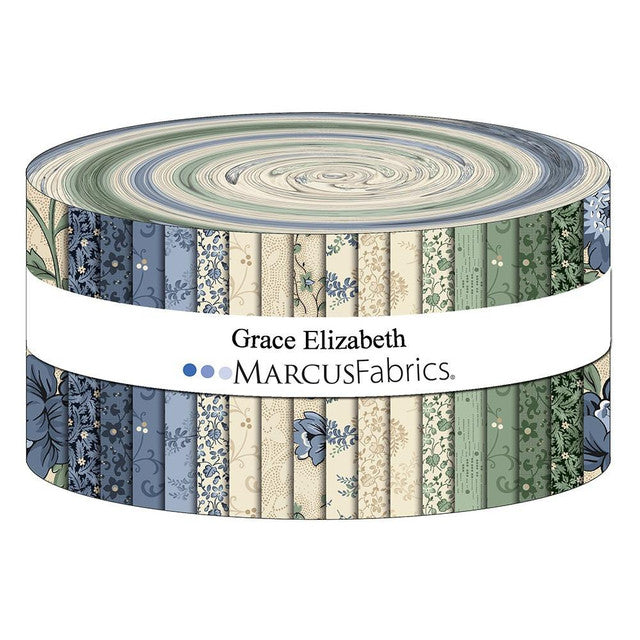 Marcus Fabrics - Grace Elizabeth By Carrie Quinn - 40 2.5" Strips