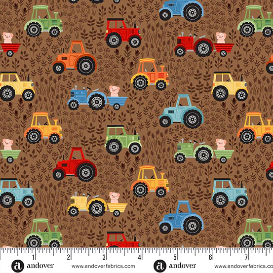 Andover "Fun On The Farm" Half-yard Bundle - 10 Fabrics, 5 Total Yards